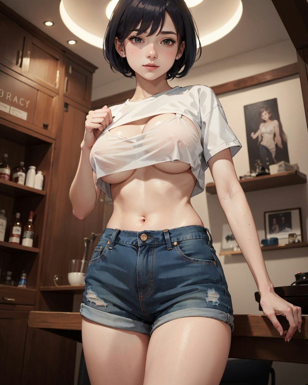 美しい下乳