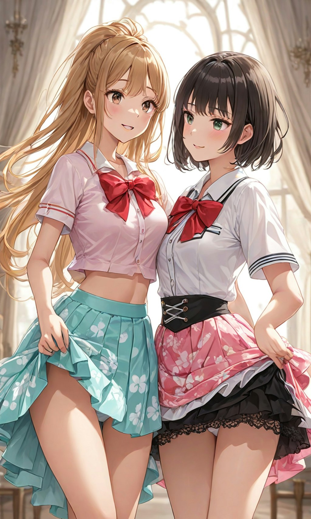 パンチラとセーラー服と女子高校生と