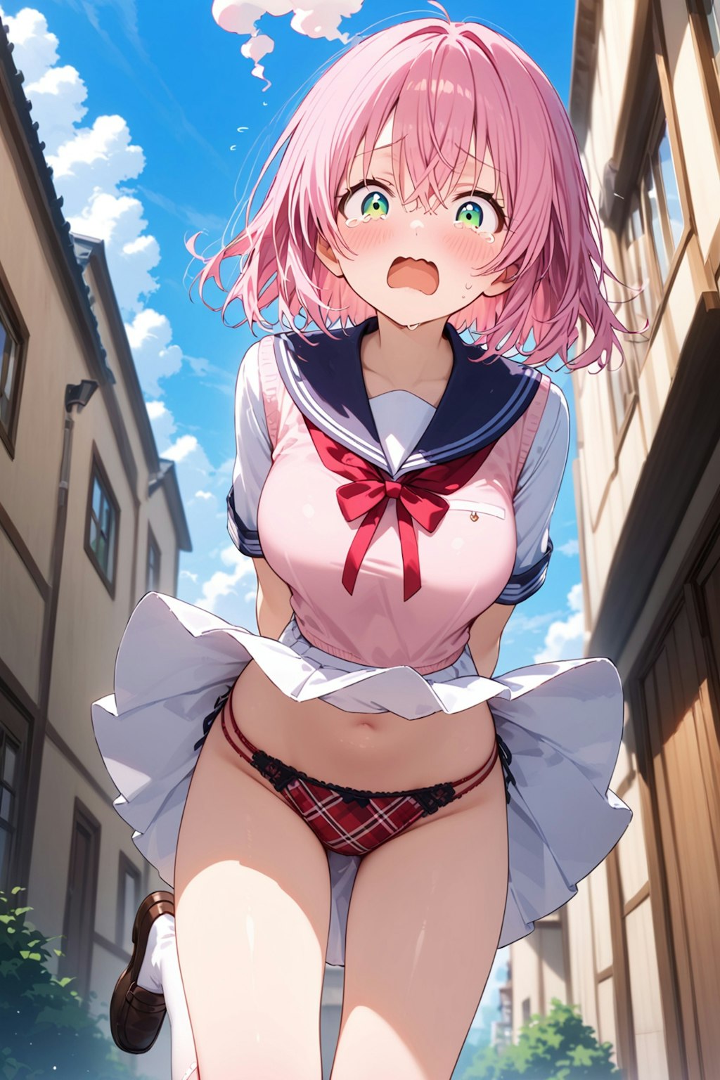 み、見ないで〜