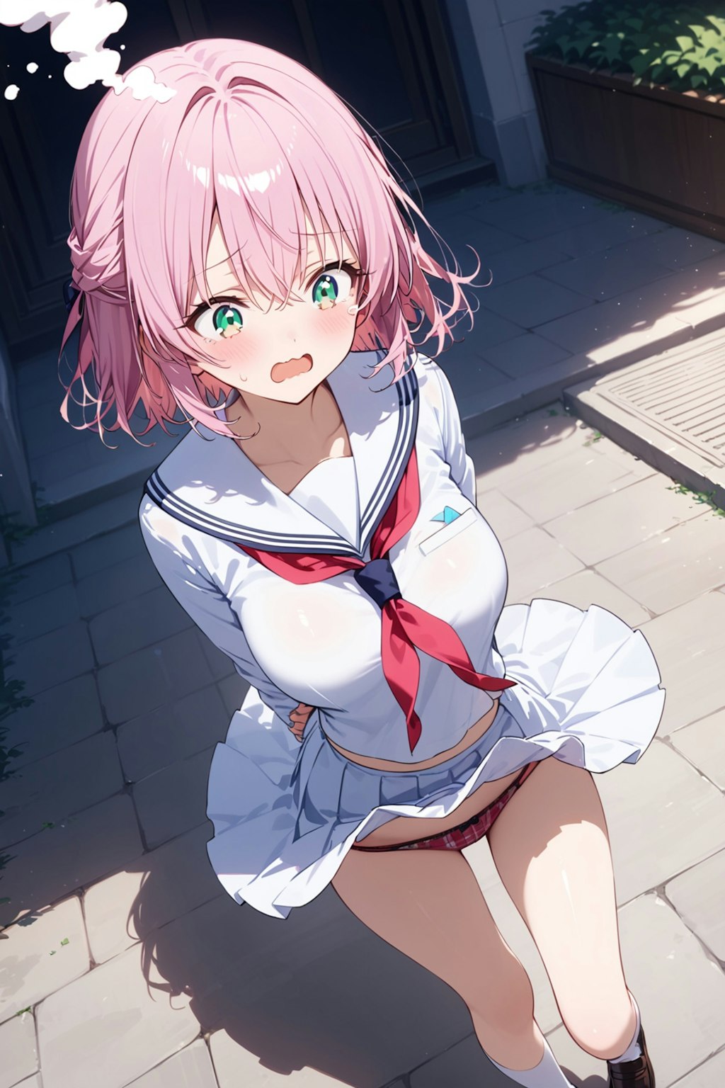 み、見ないで〜