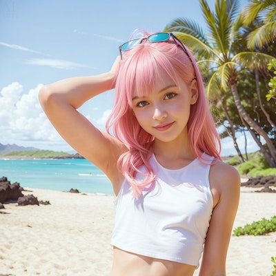 Pink Hair Girl - 20240405