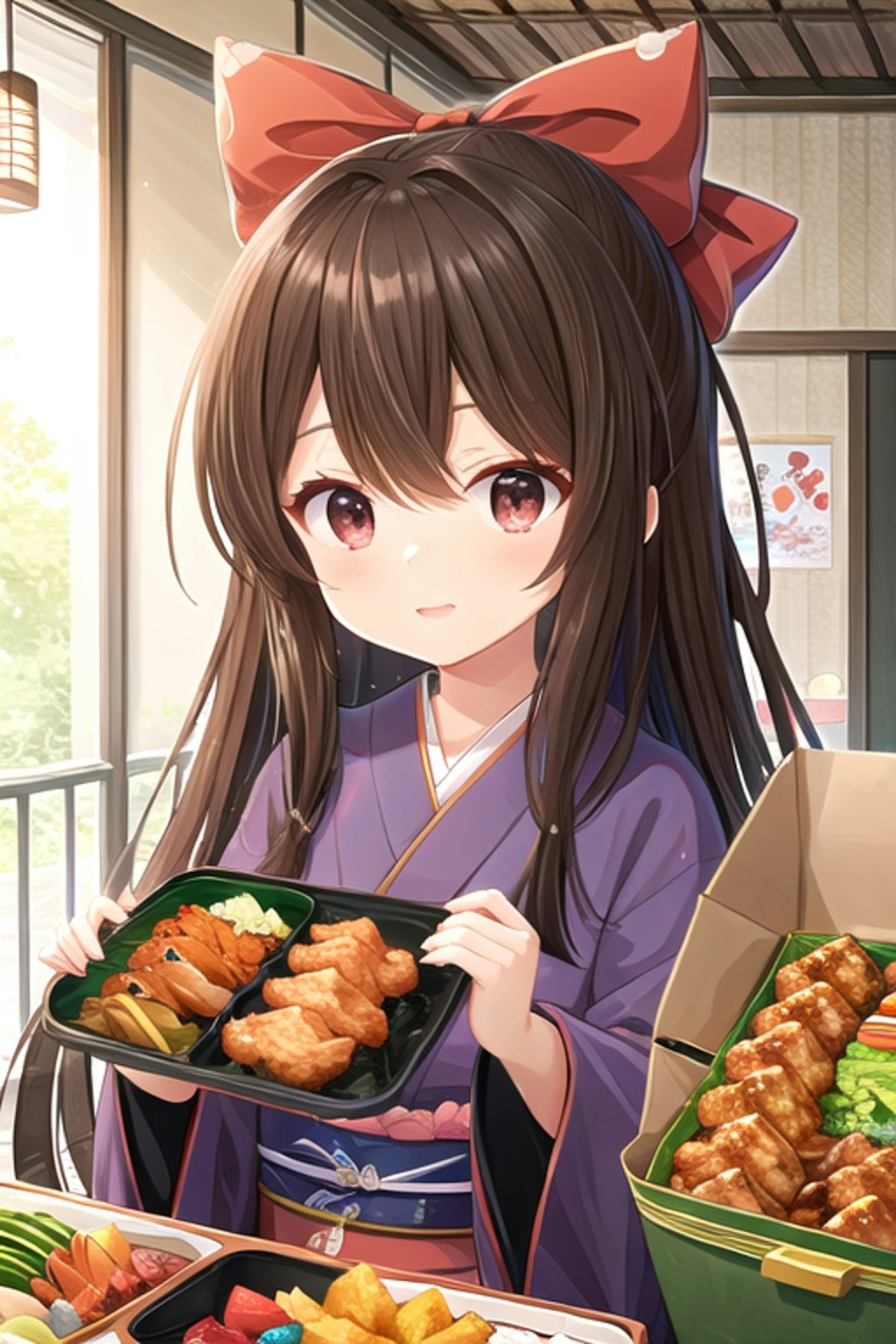 三姉妹のお昼ご飯