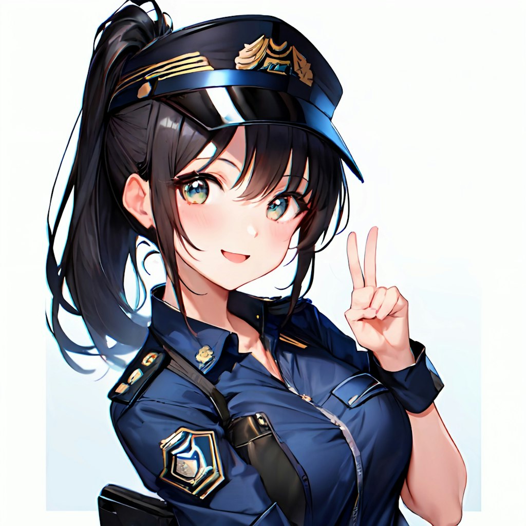 新米の婦警さん　任務失敗...(BAD END)