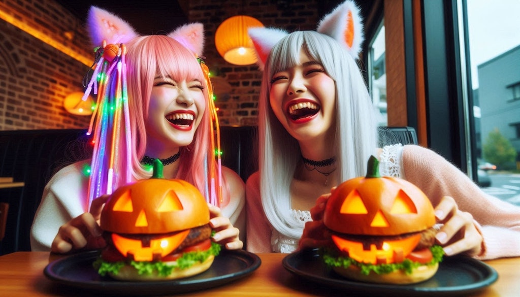 ハロウィンハンバーガー