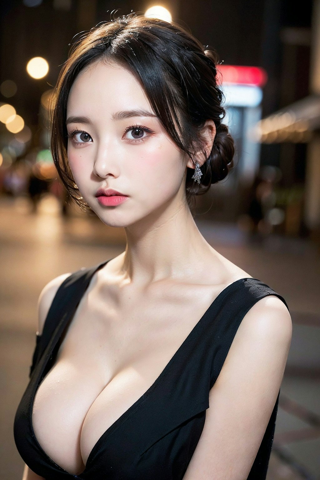 ほぼ黒ドレス