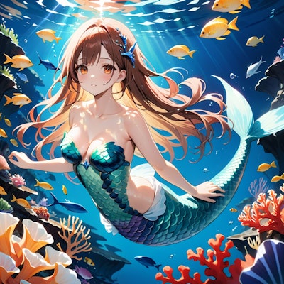 A beautiful mermaid No.2