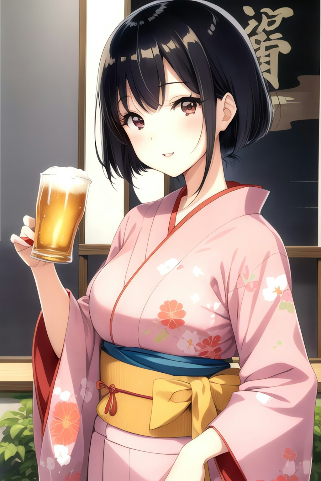 ビールとおねえさん