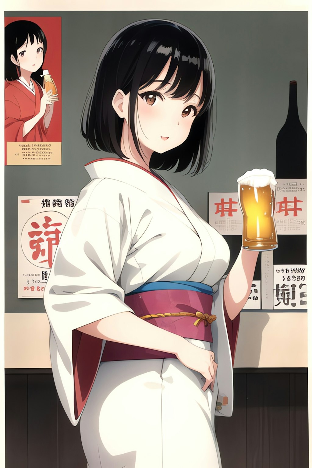 ビールとおねえさん