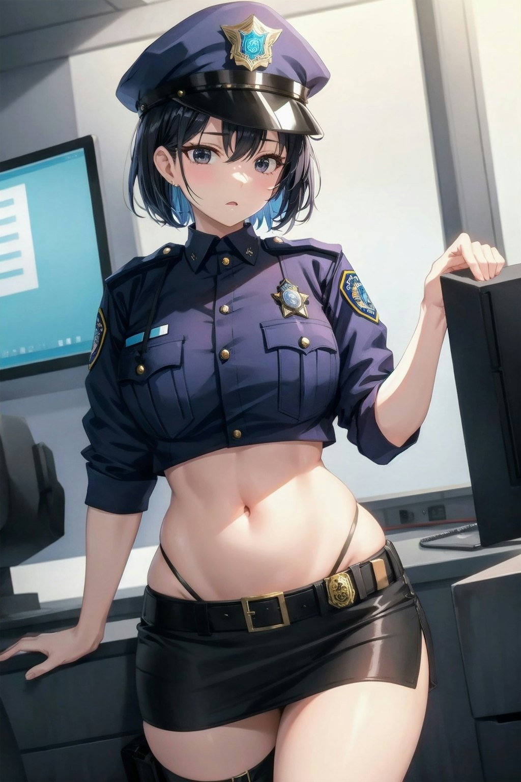 フェティシズム　〜制服偏愛〜9 女性警察官#V4B