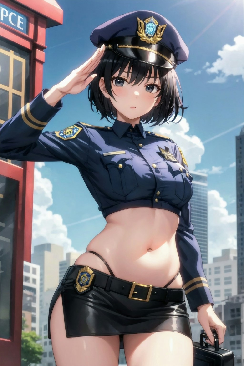 フェティシズム　〜制服偏愛〜9 女性警察官#V4B