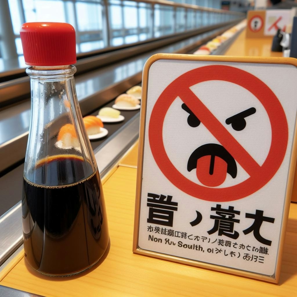 NO MORE 醤油泥棒