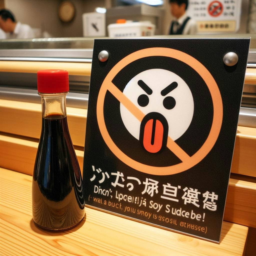 NO MORE 醤油泥棒