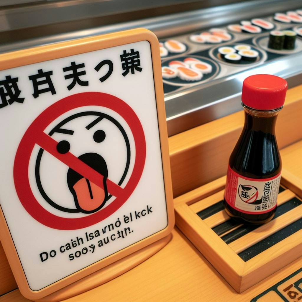 NO MORE 醤油泥棒