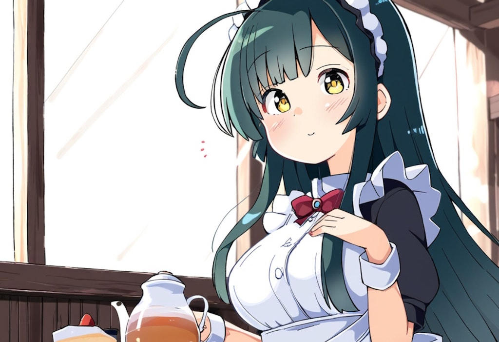 メイドカフェのずん子ちゃん