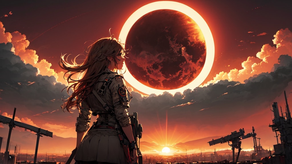 the eclipse : crimson sky