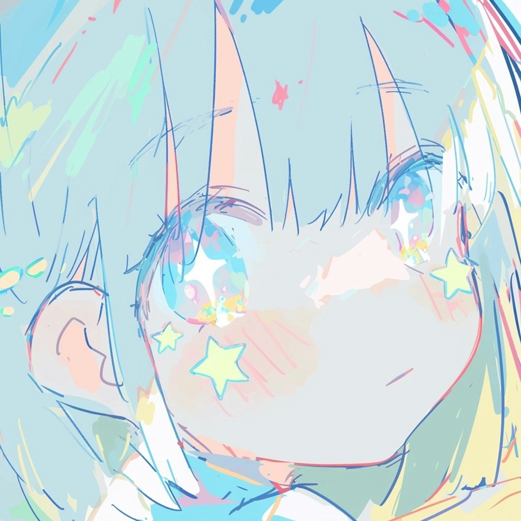 きらきらおめめ　💙