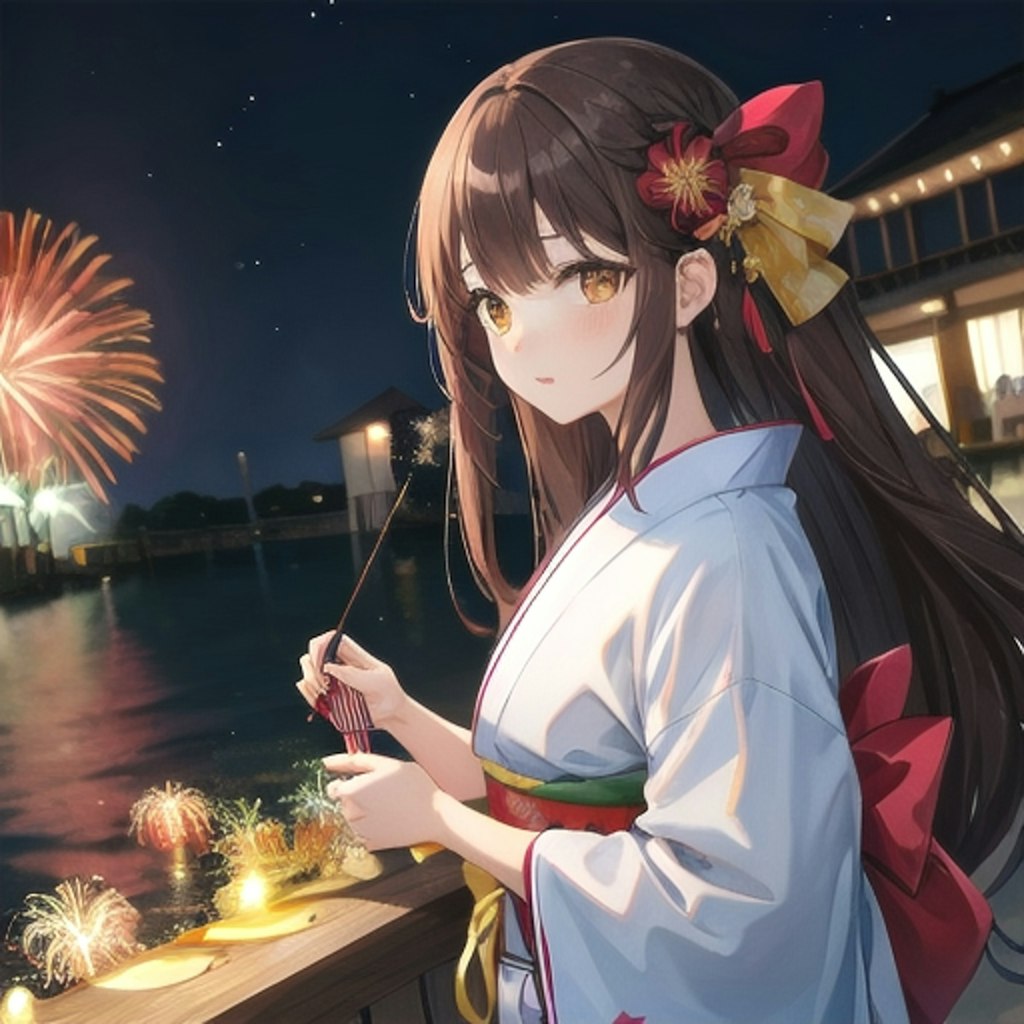 花火大会の夜