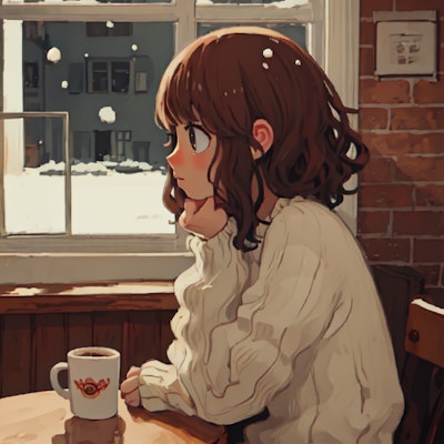 寒くなったら、カフェで一息。