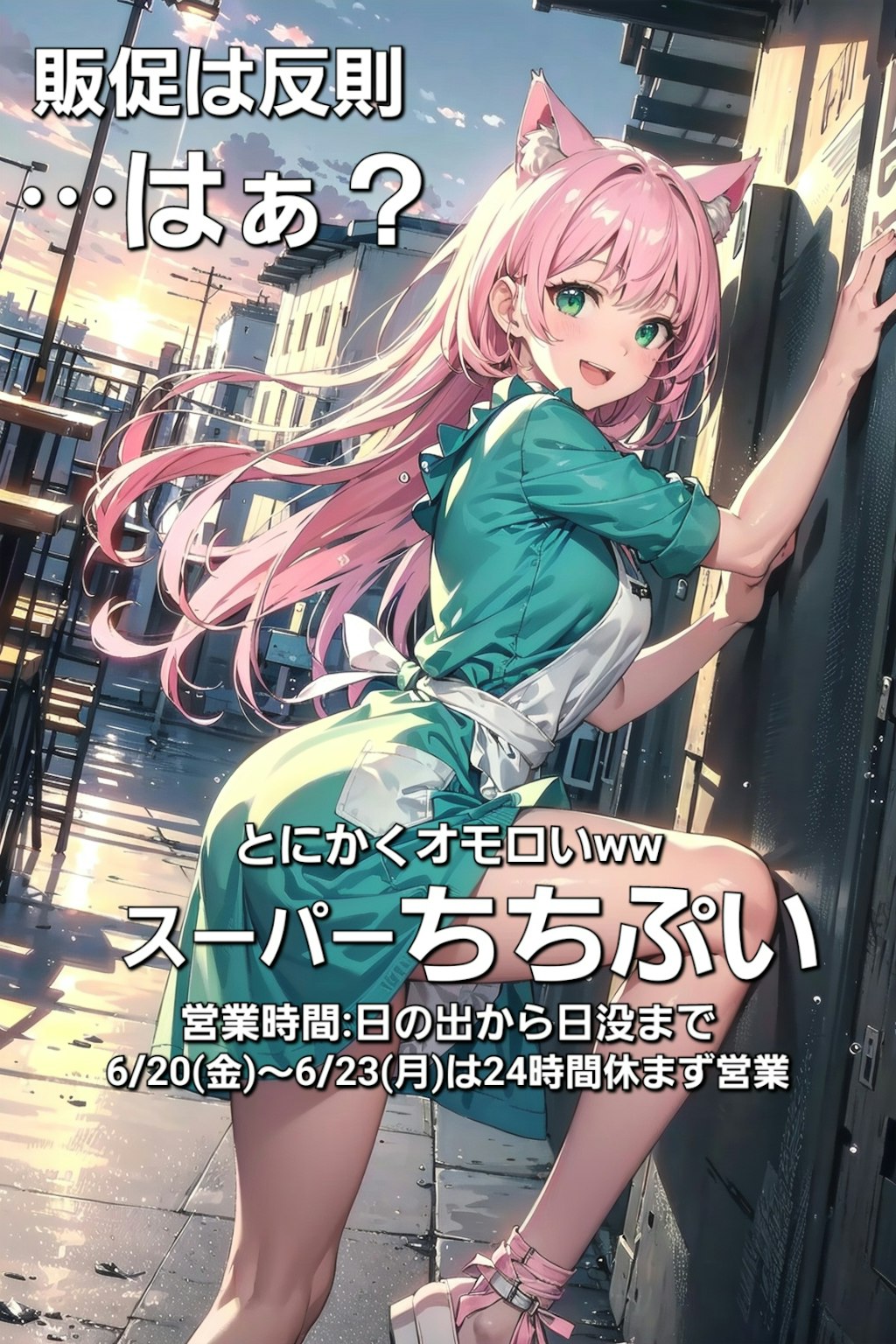 「スーパーちちぷい」販促ポスター✨