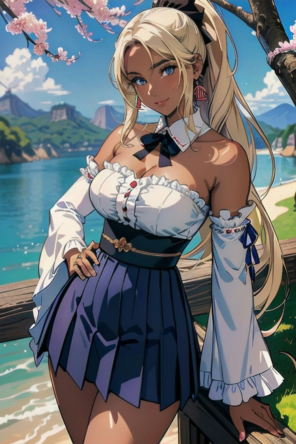 スタイリッシュな褐色美女6