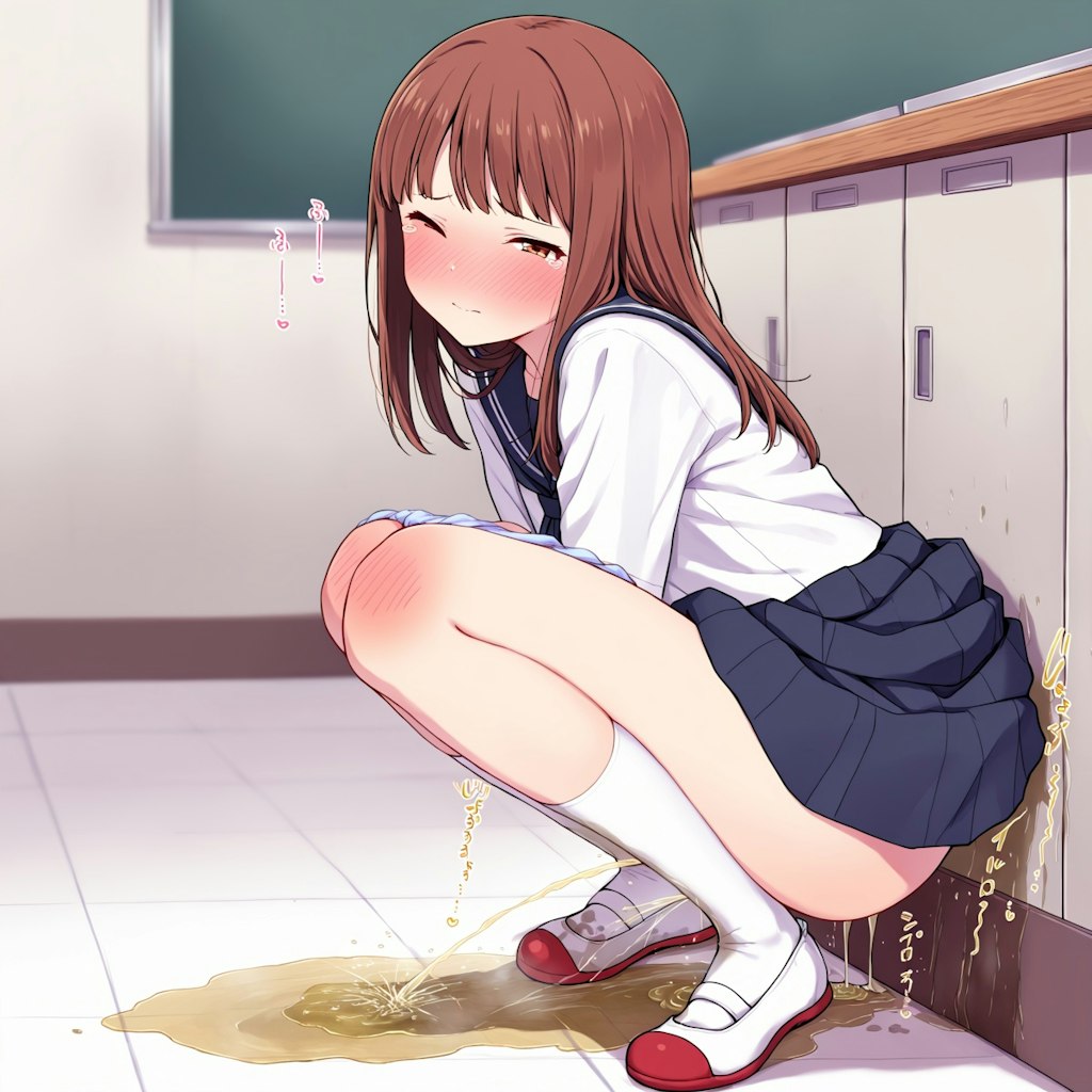 こいつ尻叩かれて漏らしてるw