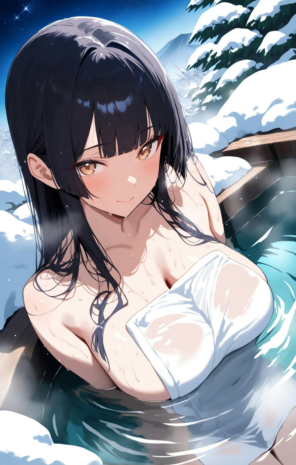 温泉！