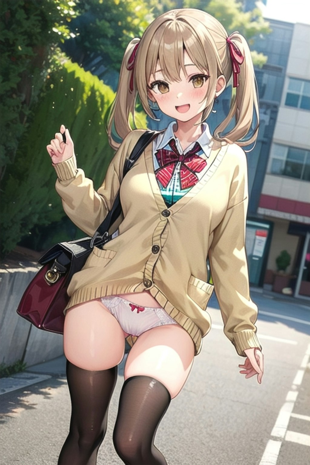 School twintails girl