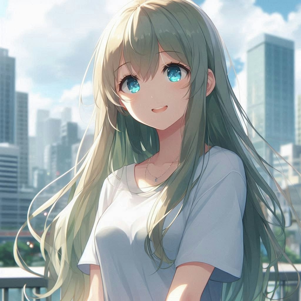 都会の女の子 city girl