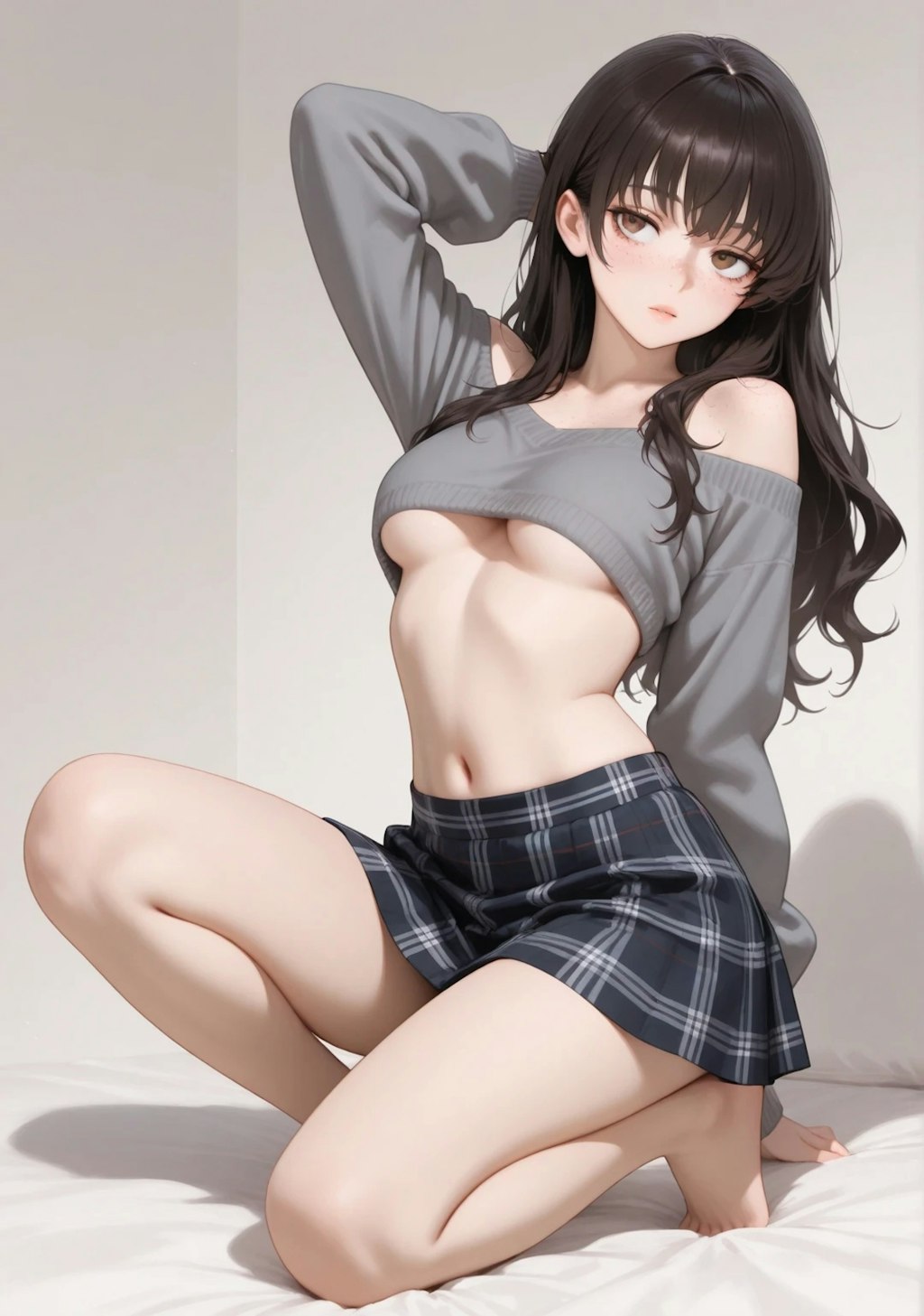 上も下も
