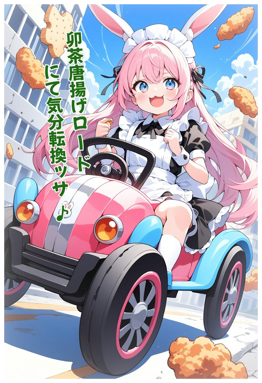 小説『卯茶唐揚げロードにて気分転換ッサ♪』【ニャンノ世界】