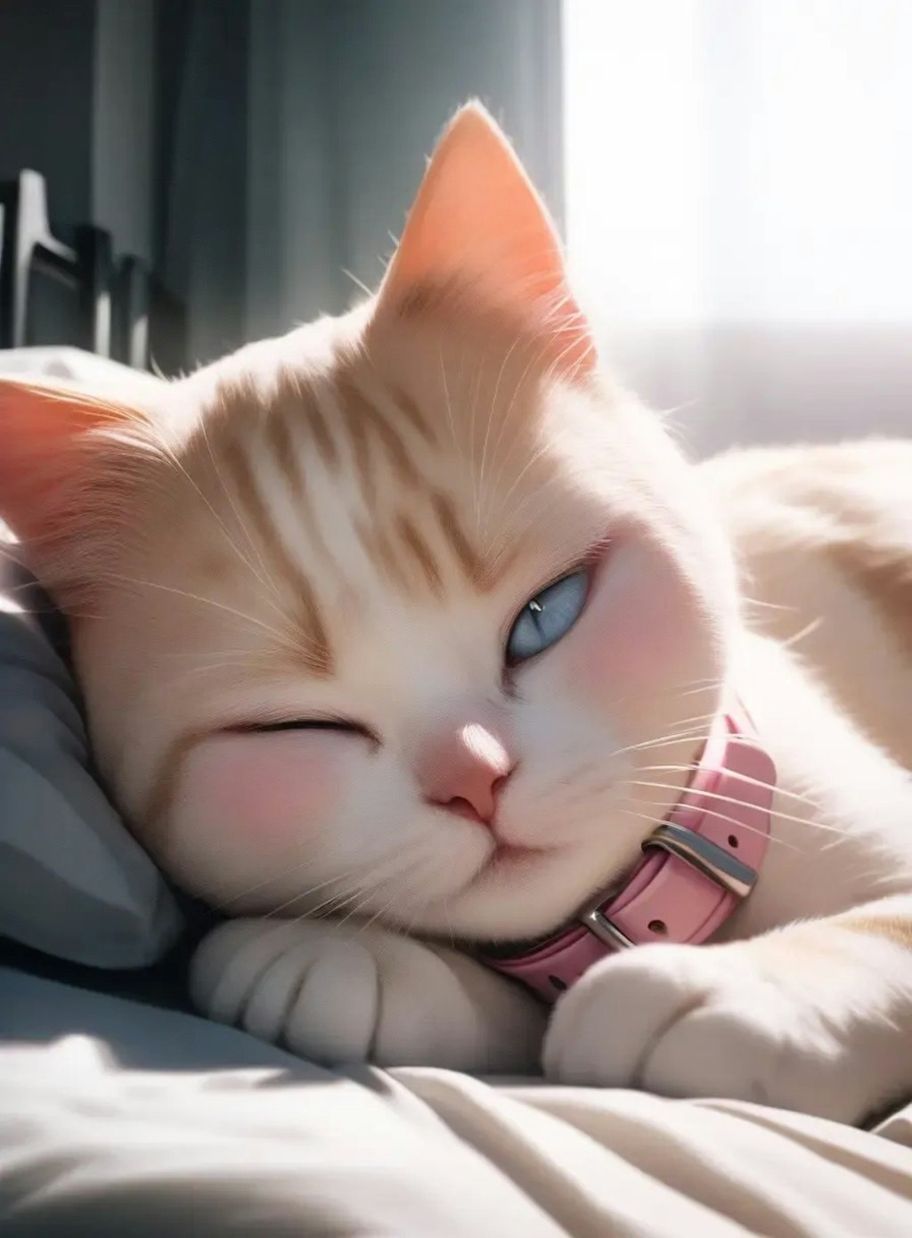 猫と寝る