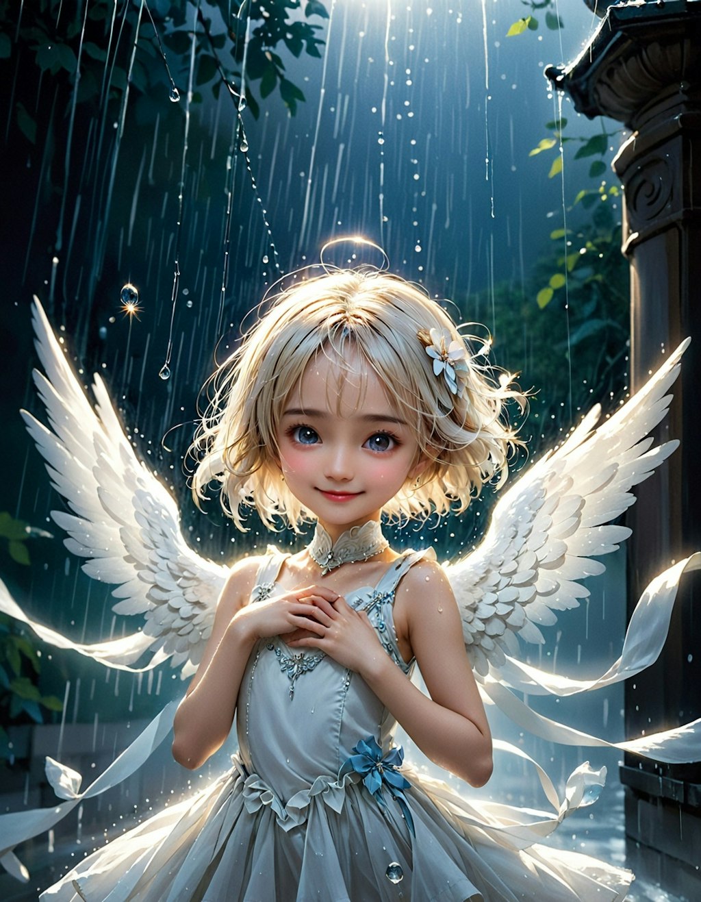 雨の天使ちゃん