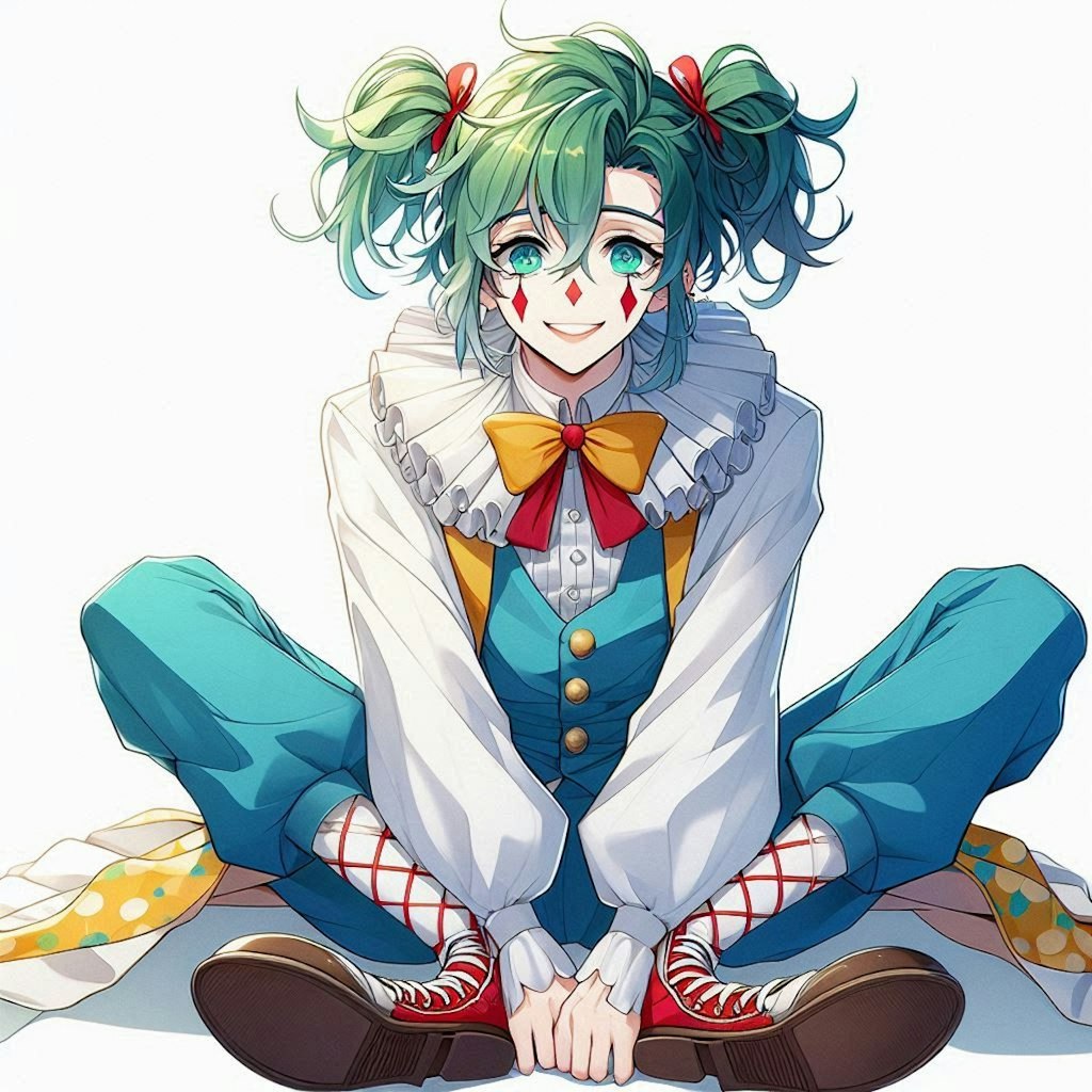 ツインテールピエロ男子🤡✨