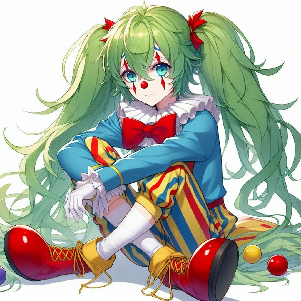 ツインテールピエロ男子🤡✨