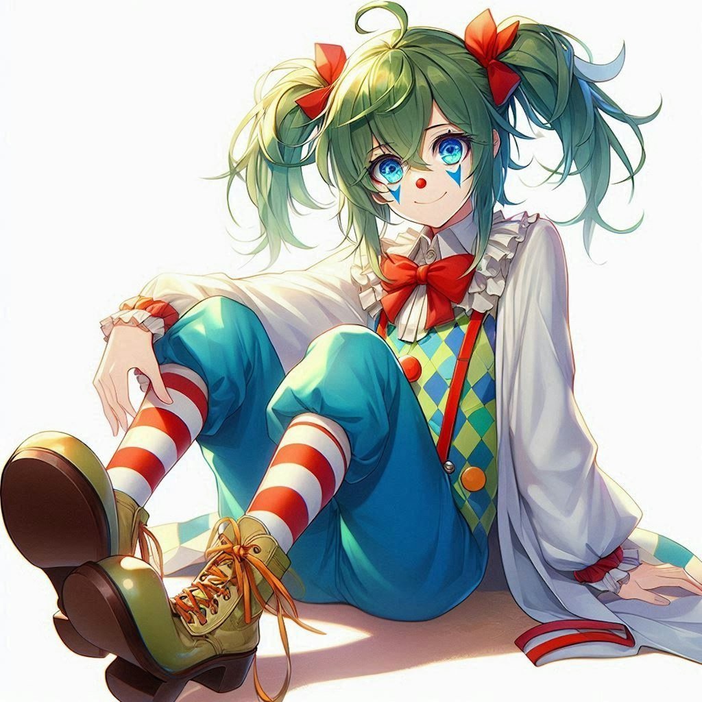 ツインテールピエロ男子🤡✨