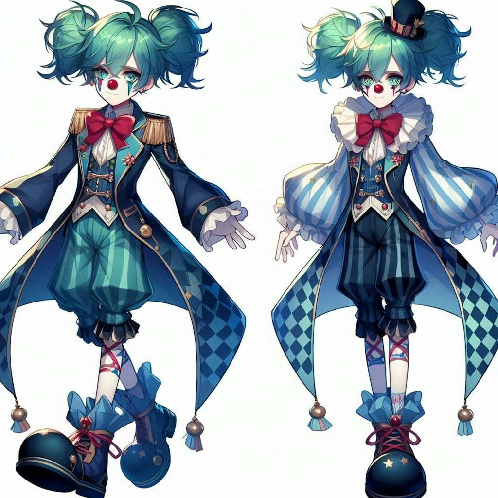 ツインテールピエロ男子🤡✨