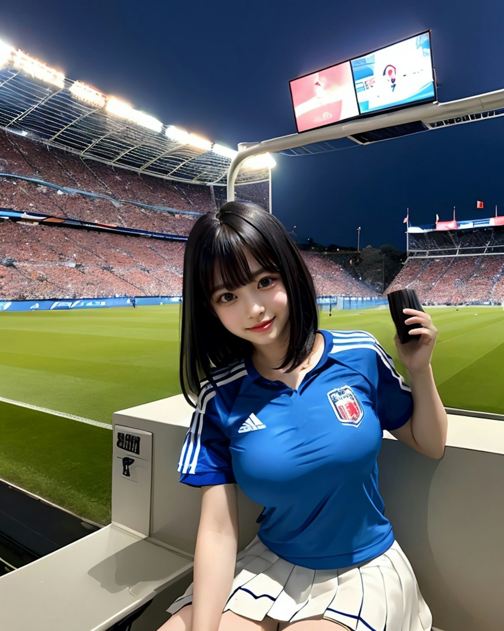 サッカー日本代表応援しよう！