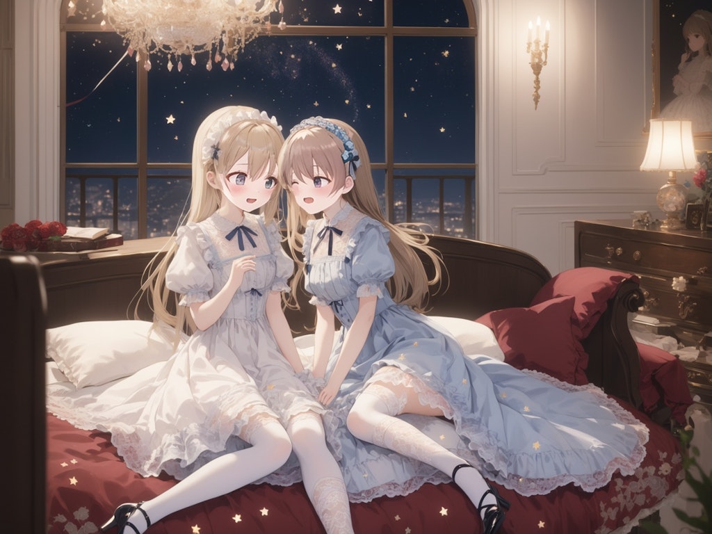 百合女子 夜に、君を見つめるだけで