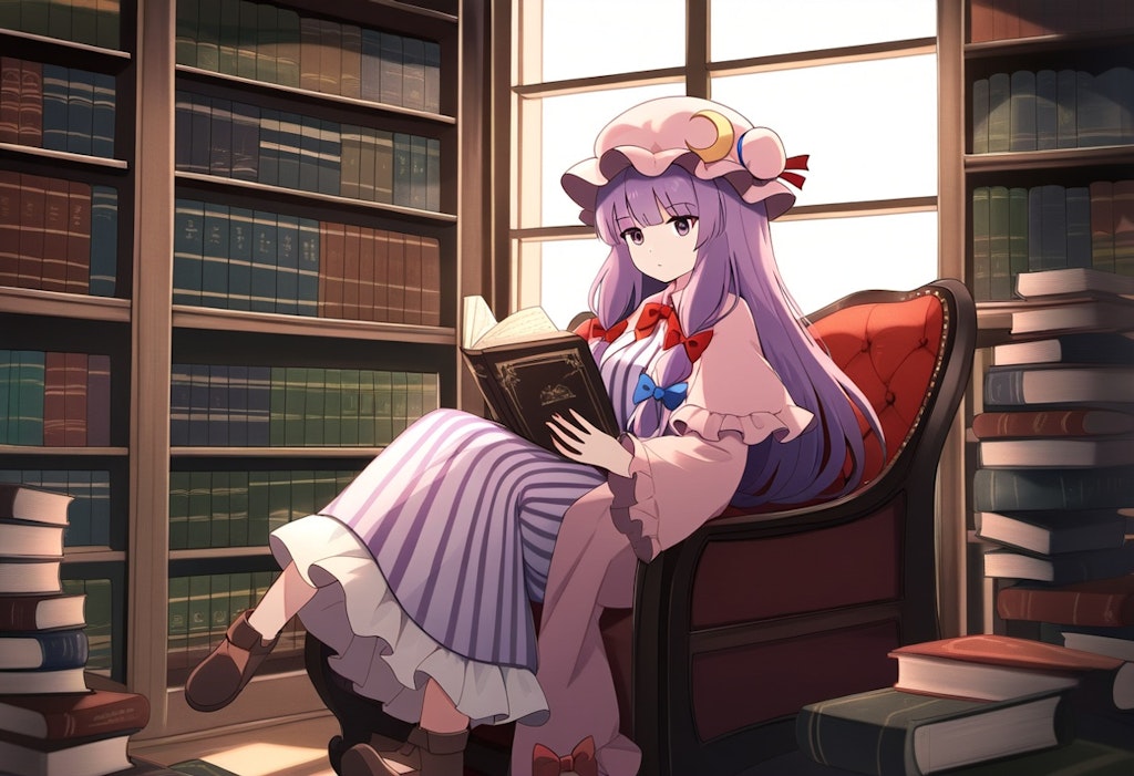 東方　パチュリー・ノーレッジ　読書