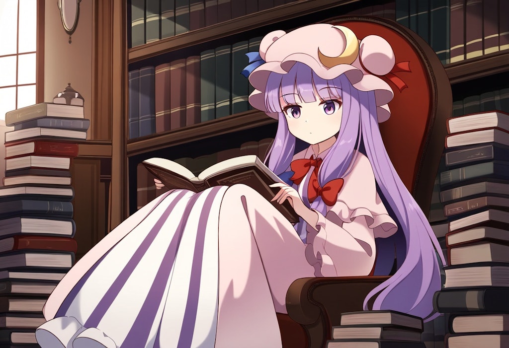 東方　パチュリー・ノーレッジ　読書