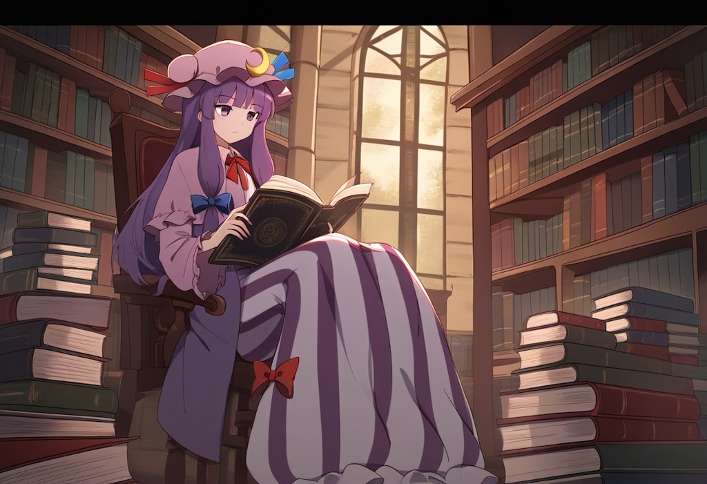 東方　パチュリー・ノーレッジ　読書