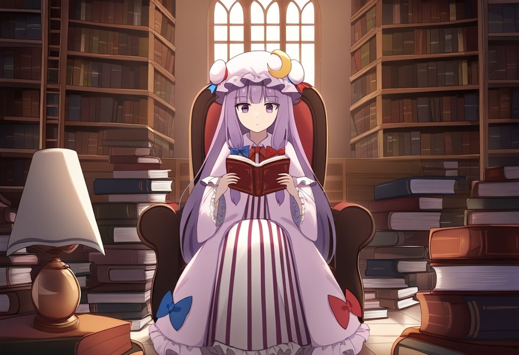 東方　パチュリー・ノーレッジ　読書