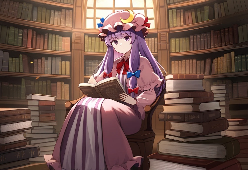 東方　パチュリー・ノーレッジ　読書