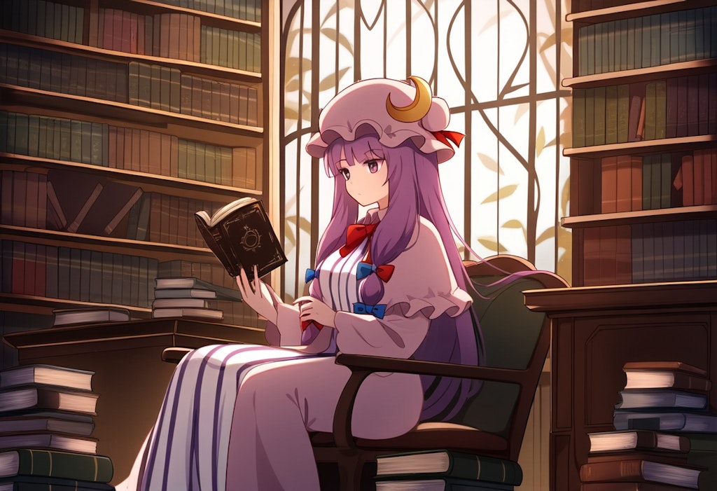 東方　パチュリー・ノーレッジ　読書