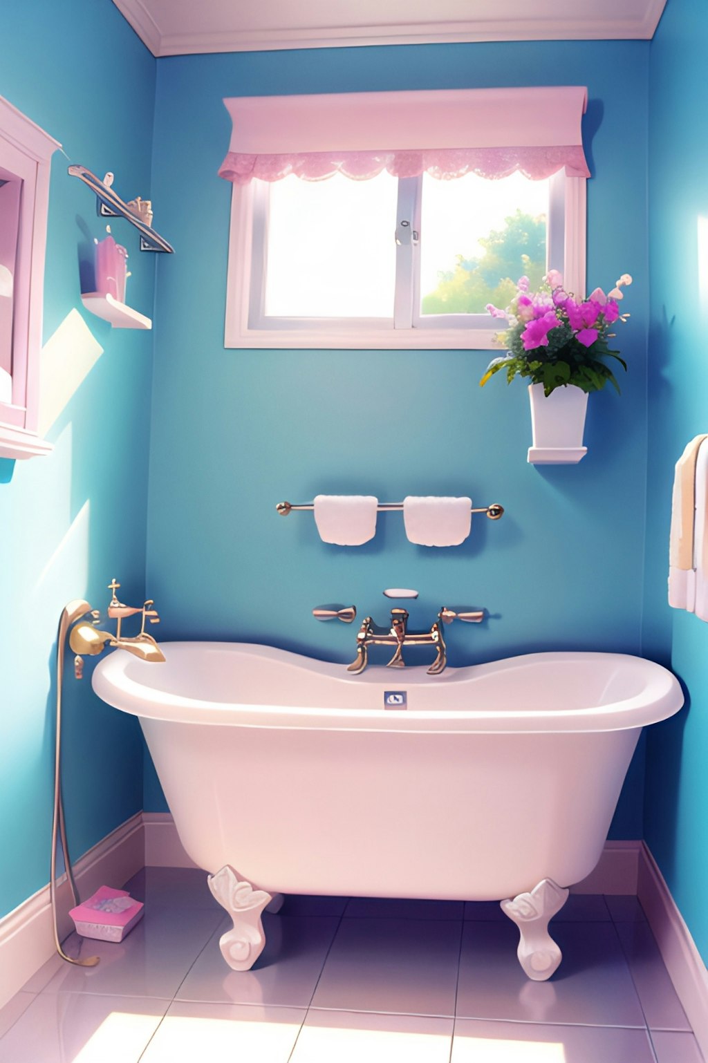 Bathroom pastel