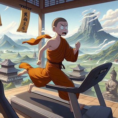 僧侶のトレーニング