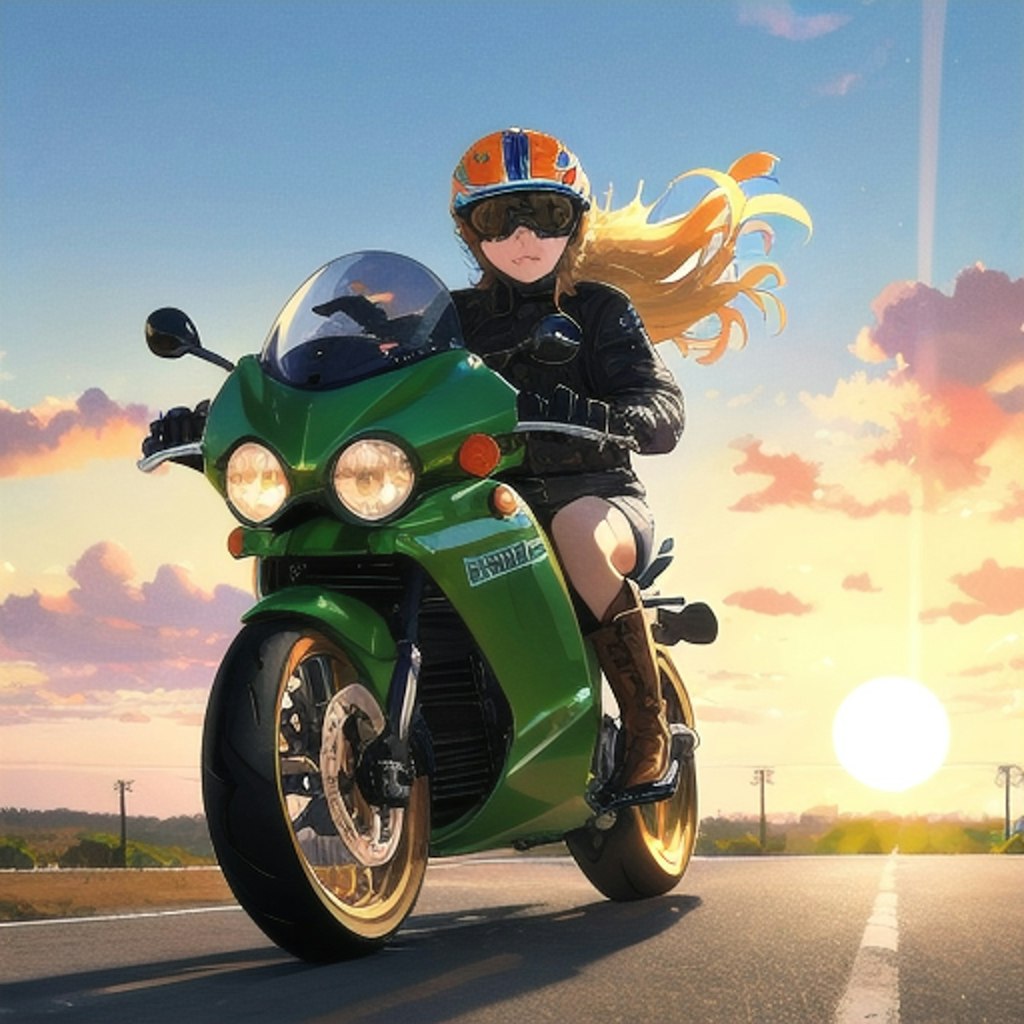 バイク好き彼女