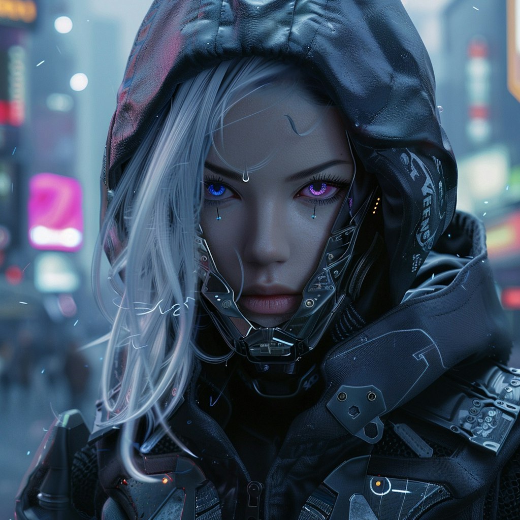 cyberpunk girl