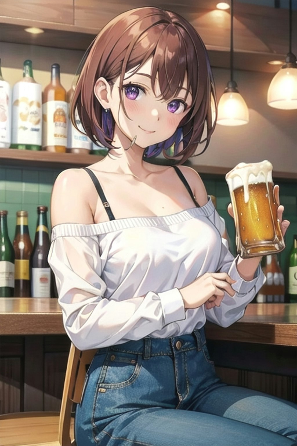 ビール！いただきます💕