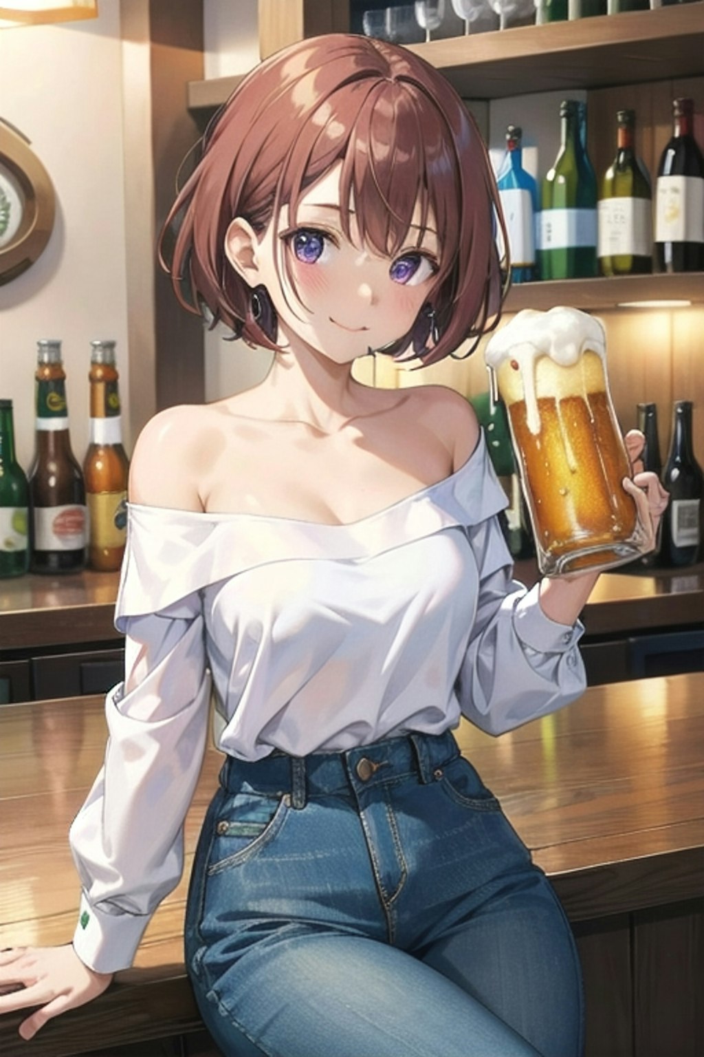 ビール！いただきます💕